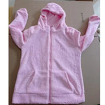 Herbst Winter Warme Jacke Frauen Hoodie Mit Kapuze 2025, Casual Weibliche Hoodies Sweatershirt Zipper Mantel Solide Weiche Fleece Frauen Mantel - flohmarkt-deutschland.shop