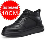 Herren Aufzugsschuhe High-Top – Unsichtbare Erhöhung 6/8/10 cm, Sportlich, Casual - flohmarkt-deutschland.shop