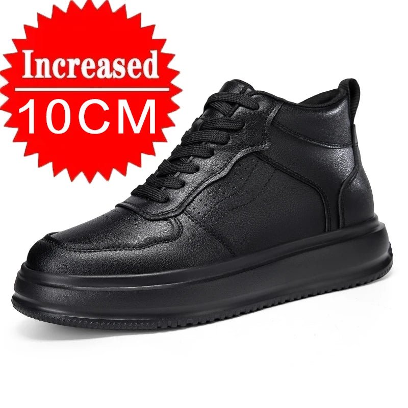 Herren Aufzugsschuhe High-Top – Unsichtbare Erhöhung 6/8/10 cm, Sportlich, Casual - flohmarkt-deutschland.shop