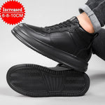 Herren Aufzugsschuhe High-Top – Unsichtbare Erhöhung 6/8/10 cm, Sportlich, Casual - flohmarkt-deutschland.shop