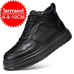 Herren Aufzugsschuhe High-Top – Unsichtbare Erhöhung 6/8/10 cm, Sportlich, Casual - flohmarkt-deutschland.shop