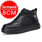 Herren Aufzugsschuhe High-Top – Unsichtbare Erhöhung 6/8/10 cm, Sportlich, Casual - flohmarkt-deutschland.shop
