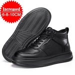 Herren Aufzugsschuhe High-Top – Unsichtbare Erhöhung 6/8/10 cm, Sportlich, Casual - flohmarkt-deutschland.shop