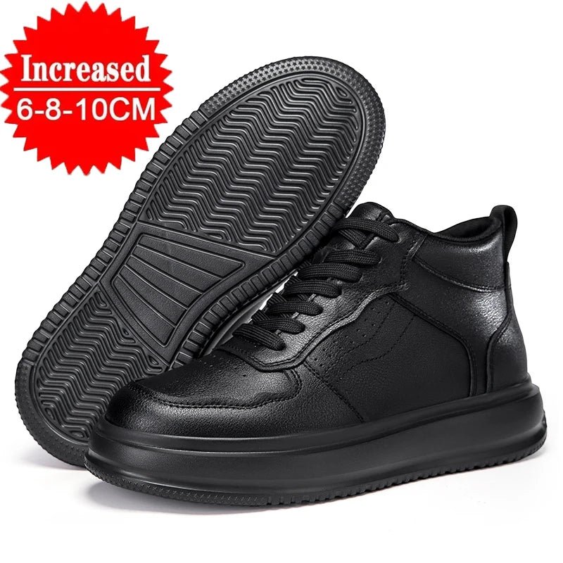 Herren Aufzugsschuhe High-Top – Unsichtbare Erhöhung 6/8/10 cm, Sportlich, Casual - flohmarkt-deutschland.shop