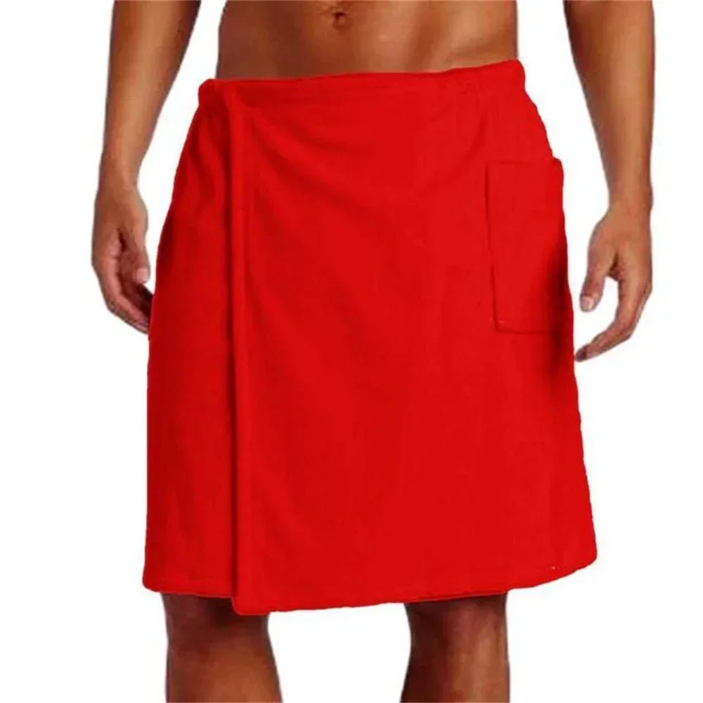 Herren Badehandtuch mit Tasche – Sauna, Gym & Strand - flohmarkt-deutschland.shop