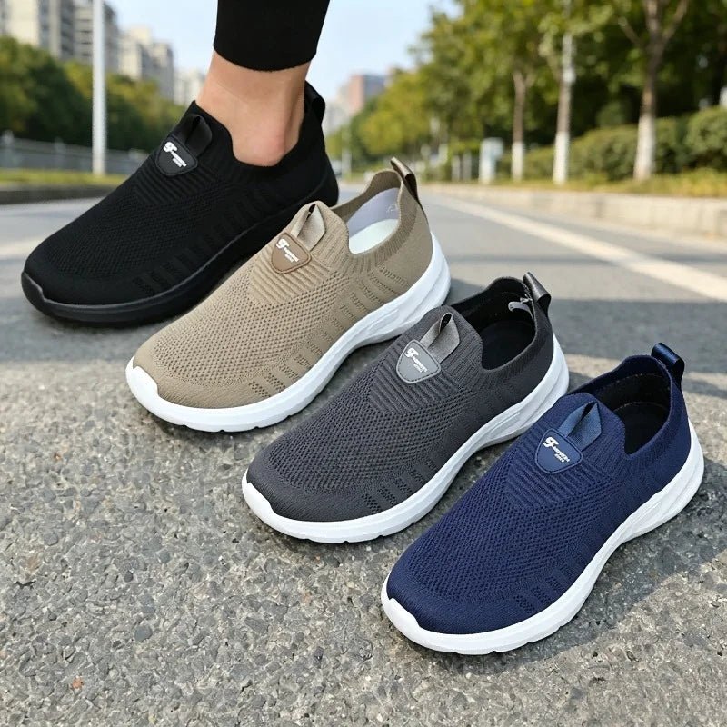 Herren Barfußschuhe Verstellbare Slip-in Sneakers Minimalistische Leichte Wanderschuhe Flache Sohle Boot-Skateboard-Designerschuhe - flohmarkt-deutschland.shop