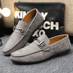 Herren Business Casual Schuhe – Sojabohnen-Material, Schwarz & Grau, Bequem, Frühling & Herbst - flohmarkt-deutschland.shop