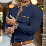 Herren-Business-Revershemd, Büro, lässig, Outdoor, Straßenhemd, weich und bequem, hochwertiges Herren-Top, große Größe XS-6XL - flohmarkt-deutschland.shop