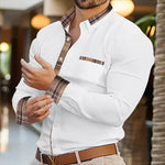 Herren-Business-Revershemd, Büro, lässig, Outdoor, Straßenhemd, weich und bequem, hochwertiges Herren-Top, große Größe XS-6XL - flohmarkt-deutschland.shop