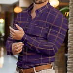 Herren-Business-Revershemd, Büro, lässig, Outdoor, Straßenhemd, weich und bequem, hochwertiges Herren-Top, große Größe XS-6XL - flohmarkt-deutschland.shop