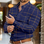 Herren-Business-Revershemd, Büro, lässig, Outdoor, Straßenhemd, weich und bequem, hochwertiges Herren-Top, große Größe XS-6XL - flohmarkt-deutschland.shop