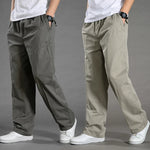 Herren Cargo-Hosen Baumwolle Schwarz Arbeitshosen Sommer Casual Kletter-Jogger Herren Sweathosen Sport Frühling Herbst Twill-Hosen - flohmarkt-deutschland.shop