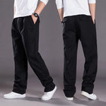 Herren Cargo-Hosen Baumwolle Schwarz Arbeitshosen Sommer Casual Kletter-Jogger Herren Sweathosen Sport Frühling Herbst Twill-Hosen - flohmarkt-deutschland.shop
