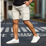 Herren Cargo Shorts – locker, leicht, Kordelzug, Sommer - flohmarkt-deutschland.shop