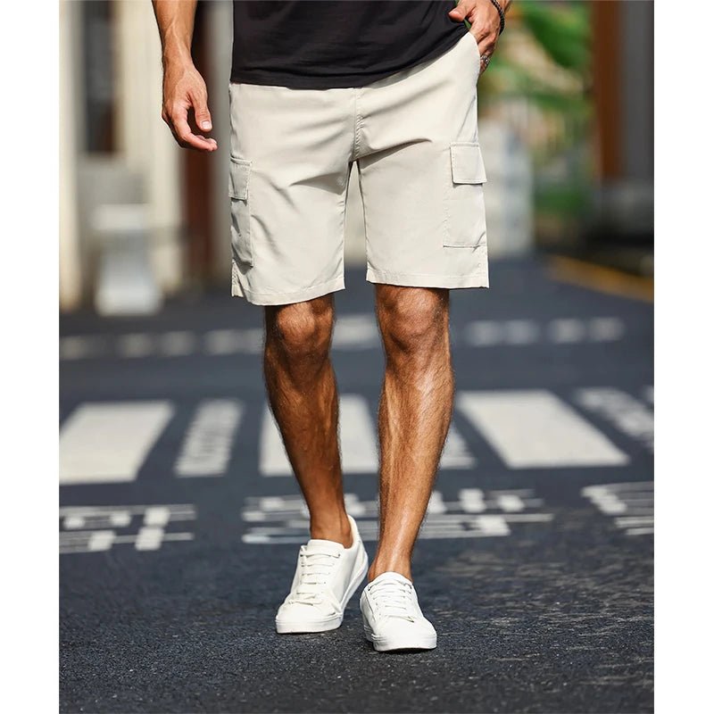 Herren Cargo Shorts – locker, leicht, Kordelzug, Sommer - flohmarkt-deutschland.shop