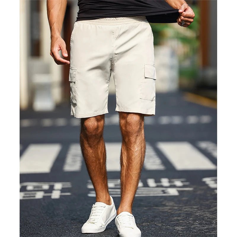 Herren Cargo Shorts – locker, leicht, Kordelzug, Sommer - flohmarkt-deutschland.shop