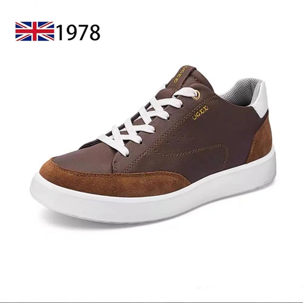 Herren Echtleder Sneaker – Trekking, Atmungsaktiv, Leicht, Walking, Outdoor, Sommer - flohmarkt-deutschland.shop