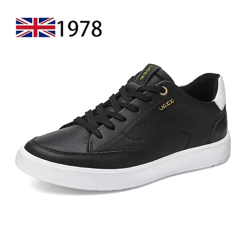 Herren Echtleder Sneaker – Trekking, Atmungsaktiv, Leicht, Walking, Outdoor, Sommer - flohmarkt-deutschland.shop