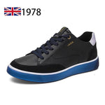 Herren Echtleder Sneaker – Trekking, Atmungsaktiv, Leicht, Walking, Outdoor, Sommer - flohmarkt-deutschland.shop