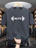 Herren Einzelstück Rundhals Kurzarm T-Shirt, Hochwertig, Erfrischend, Ganzjahres, Casual-Stil, Leicht zu Reinigen, Bequem zu Tra - flohmarkt-deutschland.shop