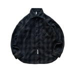 Herren-Flanellhemden, amerikanische Vintage-Streetwear, dick, kariert, übergroß, Cargo, langärmelig, lockere Passform, lässige Arbeitskleidung, Herbst und Winter - flohmarkt-deutschland.shop