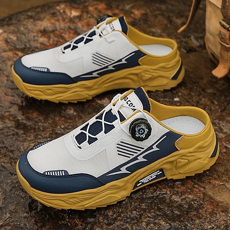 Herren Freizeitschuhe Korean Style – Atmungsaktiv, Weiche Sohle, Drehschnürung, Sommer - flohmarkt-deutschland.shop