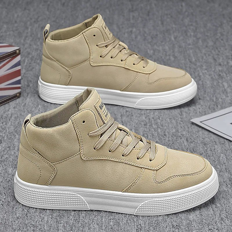 Herren High-Top Sneaker – Vulkanisiert, Plattform, Leicht, Atmungsaktiv, Sport & Casual - flohmarkt-deutschland.shop