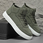 Herren High-Top Sneaker – Vulkanisiert, Plattform, Leicht, Atmungsaktiv, Sport & Casual - flohmarkt-deutschland.shop