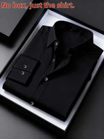Herren Langarm Weißes Hemd für Frühling und Herbst, Große Größen, Geeignet für formelle Business Kleidung, Ideal für Trauzeugen, - flohmarkt-deutschland.shop