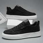 Herren Low-Top Sneaker – Atmungsaktiv, Weiche Sohle, Grün/Schwarz/Rot, Freizeit, Frühling & Herbst - flohmarkt-deutschland.shop