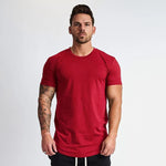 Herren Muskelsport-T-Shirts, modische T-Shirts, Oberteile, kurzärmelig, sportliches Training, Fitnessstudio, Kleidung, schmale Passform, T-Shirts für Herren - flohmarkt-deutschland.shop