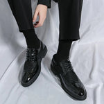Herren Oxford Brogue – Spitz, Luxus, Hochzeit, Atmungsaktiv, Casual, bis Gr. 46 - flohmarkt-deutschland.shop