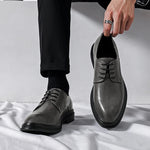 Herren Oxford Echtleder Schnürschuhe formell handgefertigt - flohmarkt-deutschland.shop