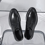 Herren Oxford Echtleder Schnürschuhe formell handgefertigt - flohmarkt-deutschland.shop