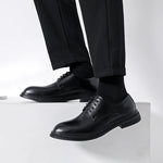 Herren Oxford Echtleder Schnürschuhe formell handgefertigt - flohmarkt-deutschland.shop