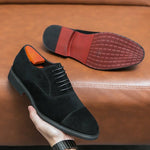Herren Oxford Wildleder & PU-Leder – Luxus, Schnürer, Business, Casual, Wandern - flohmarkt-deutschland.shop