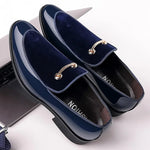 Herren Party Schuhe Schwarz Luxus Herren Formale Lederschuhe Slip on Lackleder Business Casual Schuhe Loafers Große Größe Zapatos - flohmarkt-deutschland.shop