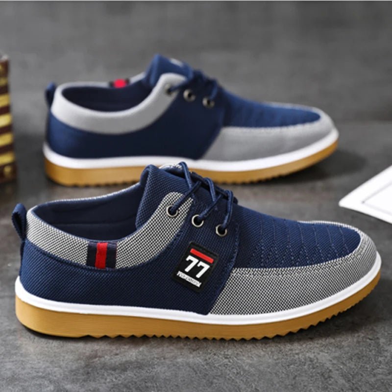 Herren Sneaker gestrickt bequem Casual Tennisschuhe - flohmarkt-deutschland.shop