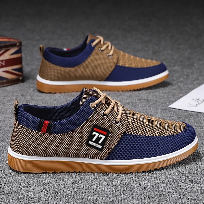 Herren Sneaker gestrickt bequem Casual Tennisschuhe - flohmarkt-deutschland.shop