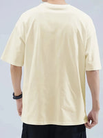 Herren-Sommer-T-Shirt aus 100 % Baumwolle, modisch, lässig, locker, japanisches Samurai-Muster, bedruckt, Rundhalsausschnitt, kurzärmelig - flohmarkt-deutschland.shop