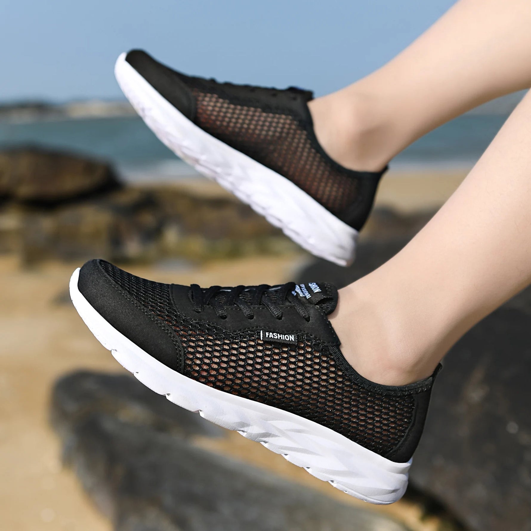 Herren-Sportschuhe für faule Leute im Sommer, leichte und günstige Mesh-Freizeitschuhe für Herren, Tenis Masculino Zapatillas Hombre - flohmarkt-deutschland.shop