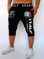 Herren-Sportshorts, Sweat-Shorts, Capri-Hose, Kordelzug, Druck, Buchstabe, Sport, Outdoor, Wochenende, Streetwear, stilvolle Jogginghose für Herren - flohmarkt-deutschland.shop