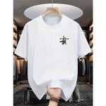 Herren-T-Shirt mit Rundhalsausschnitt, kurzen Ärmeln, sauberem Finish, stilvoll, trocken bequem, waschbar, dehnbar, leicht, modisch. - flohmarkt-deutschland.shop