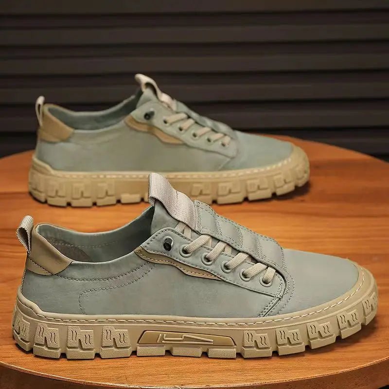 Herren Turnschuhe atmungsaktive Freizeit schuhe Herren Schnür Slip auf Walking Flats, die Schuhe männlich vulkan isierte Schuhe Mode Herren schuhe - flohmarkt-deutschland.shop