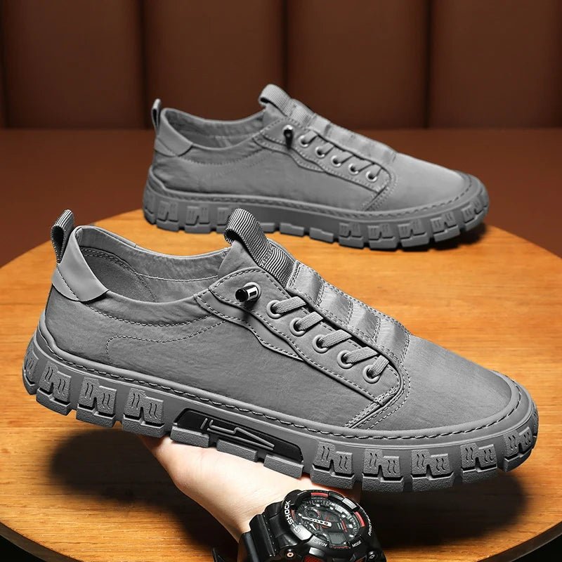 Herren Turnschuhe atmungsaktive Freizeit schuhe Herren Schnür Slip auf Walking Flats, die Schuhe männlich vulkan isierte Schuhe Mode Herren schuhe - flohmarkt-deutschland.shop