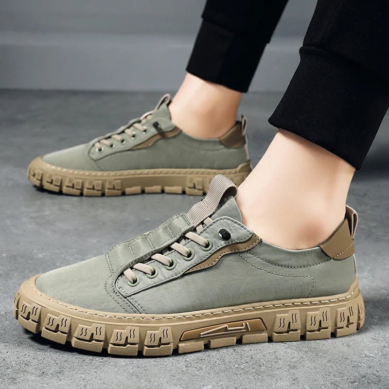 Herren Turnschuhe atmungsaktive Freizeit schuhe Herren Schnür Slip auf Walking Flats, die Schuhe männlich vulkan isierte Schuhe Mode Herren schuhe - flohmarkt-deutschland.shop