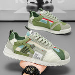 Herren Weiße Sneaker Herbst Bequeme Rutschfeste Laufschuhe Luxuriöse Weiche Sohle Modische Schnürschuhe Outdoor Freizeitschuhe 2026 - flohmarkt-deutschland.shop