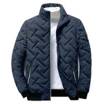 Herrenjacke, Mäntel, Herbst und Winter, lässig, solide, leicht, Parkas, lange Ärmel, Reißverschluss, gepolstert, Herrenparka, bequem, warm, Herrenjacken - flohmarkt-deutschland.shop