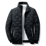 Herrenjacke, Mäntel, Herbst und Winter, lässig, solide, leicht, Parkas, lange Ärmel, Reißverschluss, gepolstert, Herrenparka, bequem, warm, Herrenjacken - flohmarkt-deutschland.shop