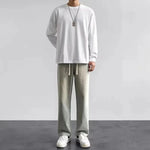 Herrenjeans, große Denim-Jeans für Teenager, Hosen für Herren, Jean, Baggy-Hosen, Herrenmode, Mann, männlich, Streetwear, koreanische Herren - flohmarkt-deutschland.shop